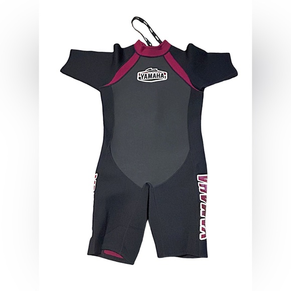 Yamaha Other - Yamaha Neoprene Shorty Wetsuit Mens XXL Black Red Jet Ski Surf Swim